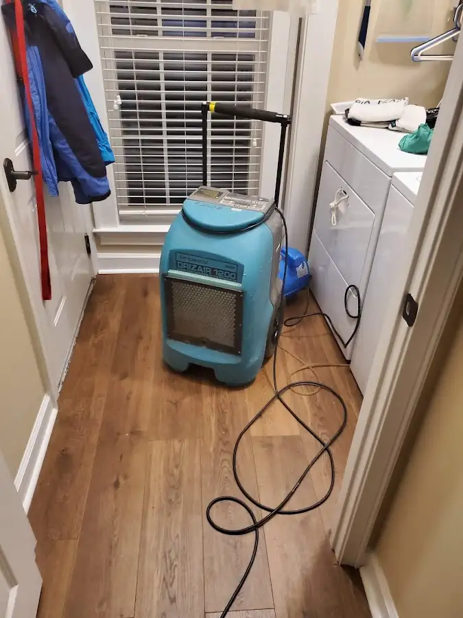 Commercial dehumidifier deployed for Crawl Space Restoration in Leland